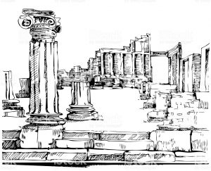 Historia del cemento: anfiteatro de Pompeya